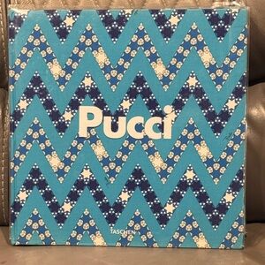 Pucci Blue Zigzag Pattern Book